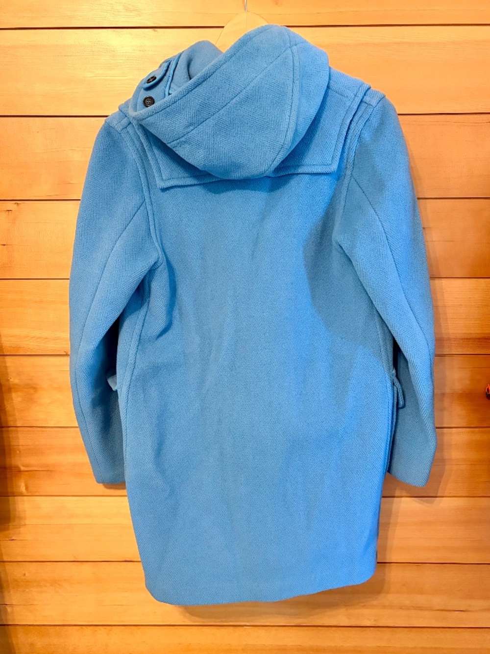 Vintage Burberry London Blue Duffle Coat Made in England US 6 UK 8 - Picture 4 of 7